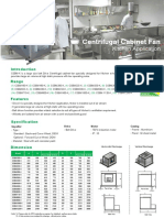 Centrifugal Cabinet Fan: Belt Drive Smoke Spill CIL For 320°C, 4 Hours Operation