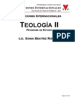 Programa Teología II 2021 RRII