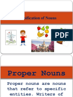 Classification of Nouns