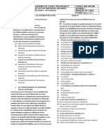 EVALUACIÓN catedra grado 9 1° periodo