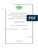 Comportamento ético dos profissionais de contabilidade