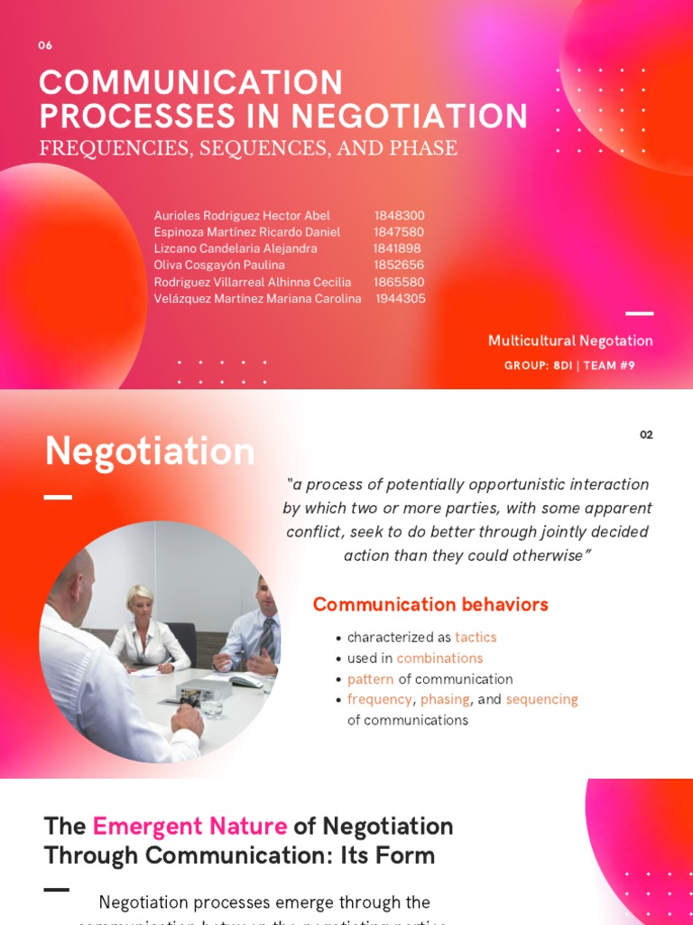 Multicultural Negotiation Strategies | PDF | Negotiation | Communication