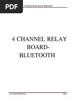 4 Channel Relay Board-Bluetooth