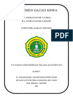 Cover Arsip Ijazah RA MI 2021