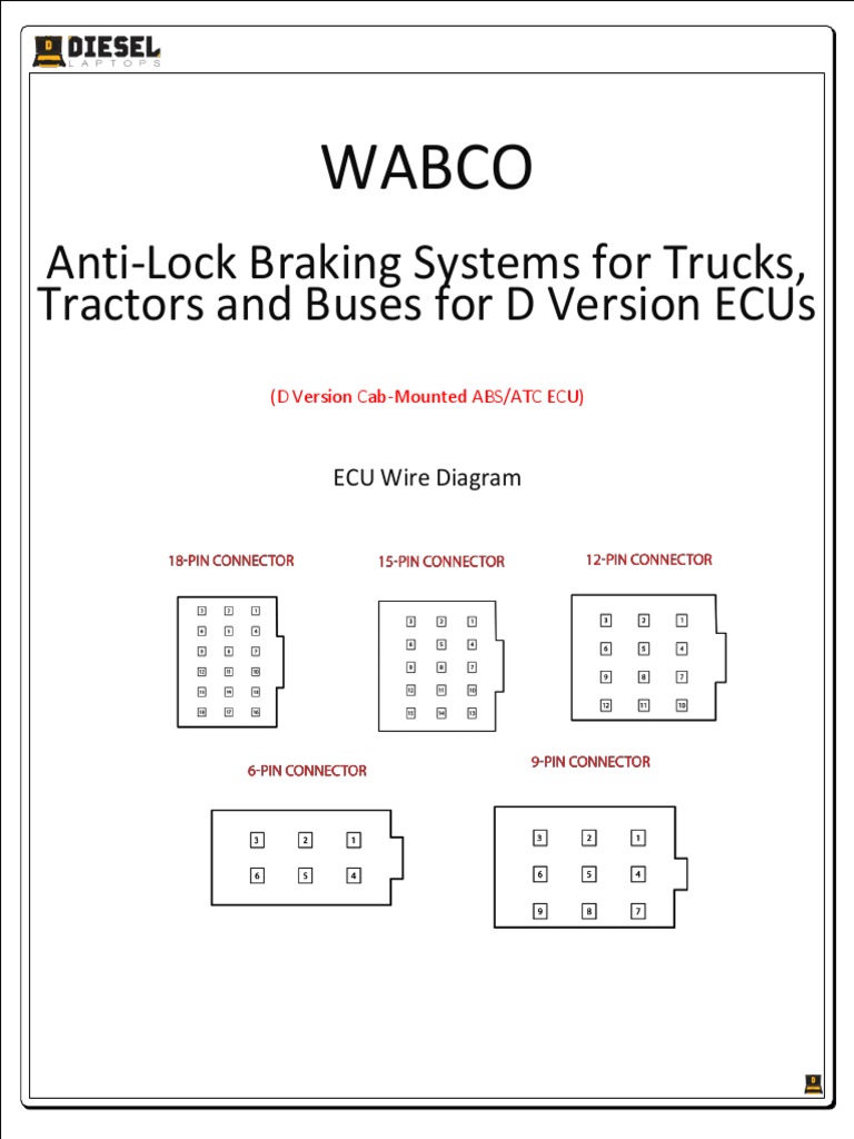 WABCO ABS - D Version (Hyd Cab MTD) | PDF | Anti Lock Braking System ...