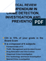 Critical Review: Compendium in Crime Detection, Investigation and Prevention