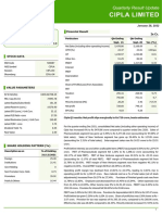 Cipla Limited: Quarterly Result Update