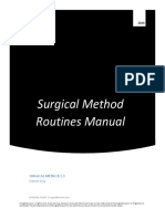 Surgical Method Routines Manual