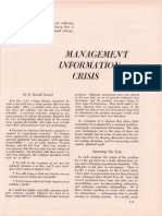 Management Information Crisis