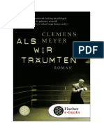 Clemens Meyer - Als Wir Träumten