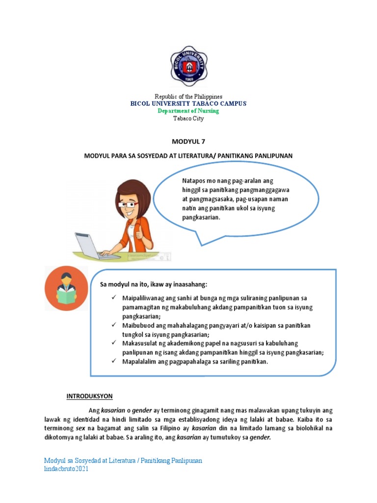 SosLit - Modyul 7 | PDF
