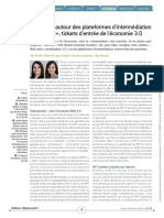Questions Autour Des Plateformes D'intermédiation Des, Tickets D'entrée de L'économie 3.0