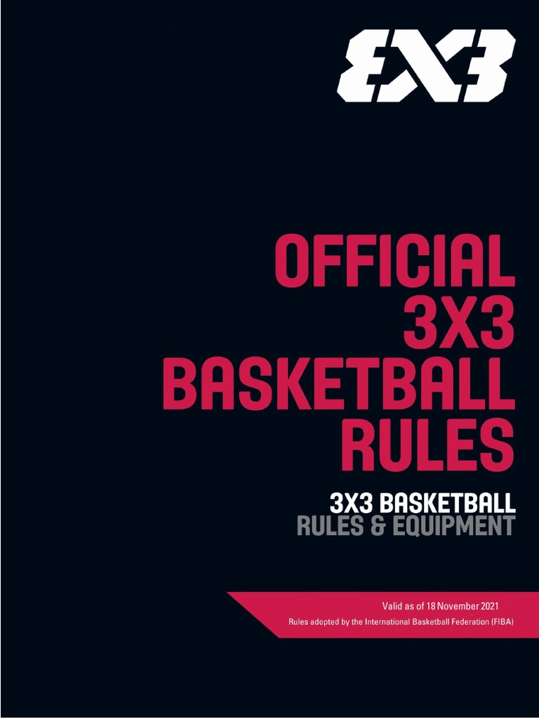 Fiba 3x3 Basketball Rules Full Version | PDF