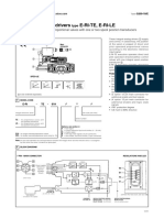 Analog electronic drivers for proportional valves with position transducers