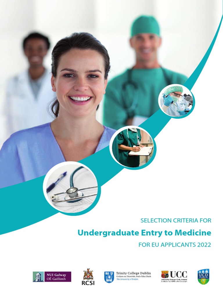 EU Applicants Selection Criteria For Undergraduate Entry To Medicine