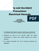 Safety and Accident Prevention: Electrical Hazards