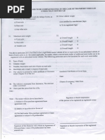 RTO Form 20: Vehicle Registration Application | PDF | Semi Trailer ...
