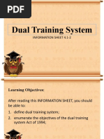 Dual Training System: Information Sheet 4.1-2