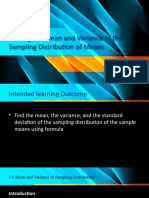 STAT001 Module 5 Mean SD of Sampling Distribution