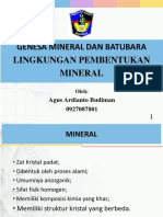 Materi 1 Lingkungan Pembentukan Mineral