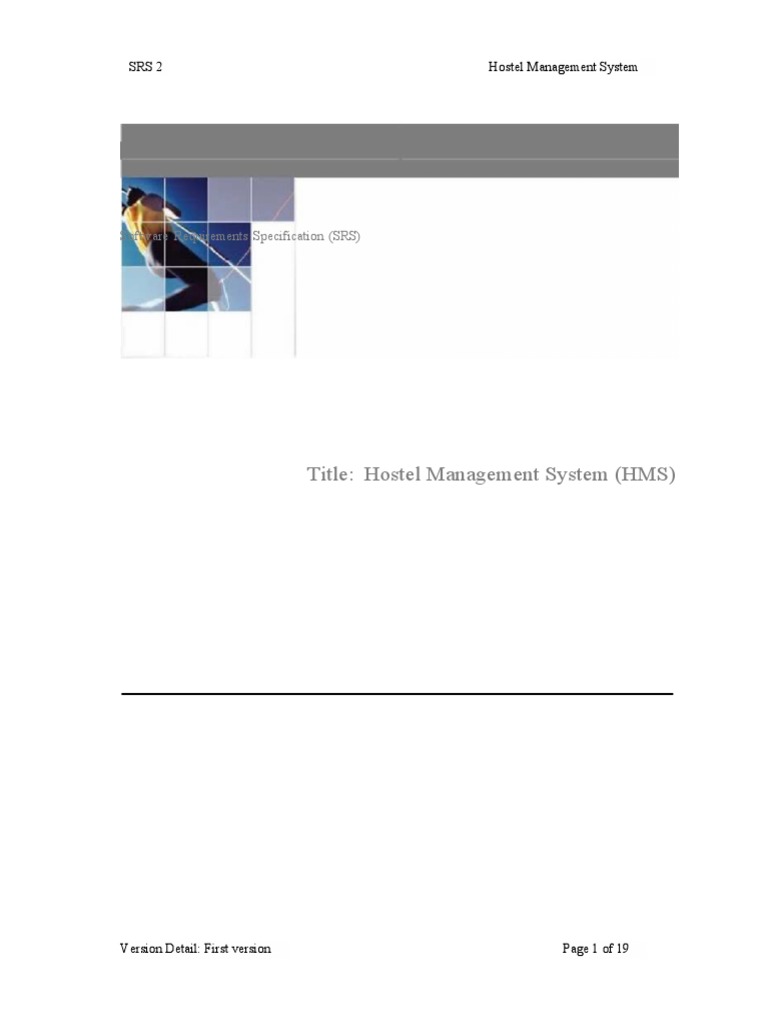 Hostel Management System Overview | PDF | Computing | Information ...