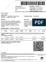 Bill To / Ship To:: Qty Gross Amount Discount Other Charges Taxable Amount CGST SGST/ Ugst Igst Cess Total Amount