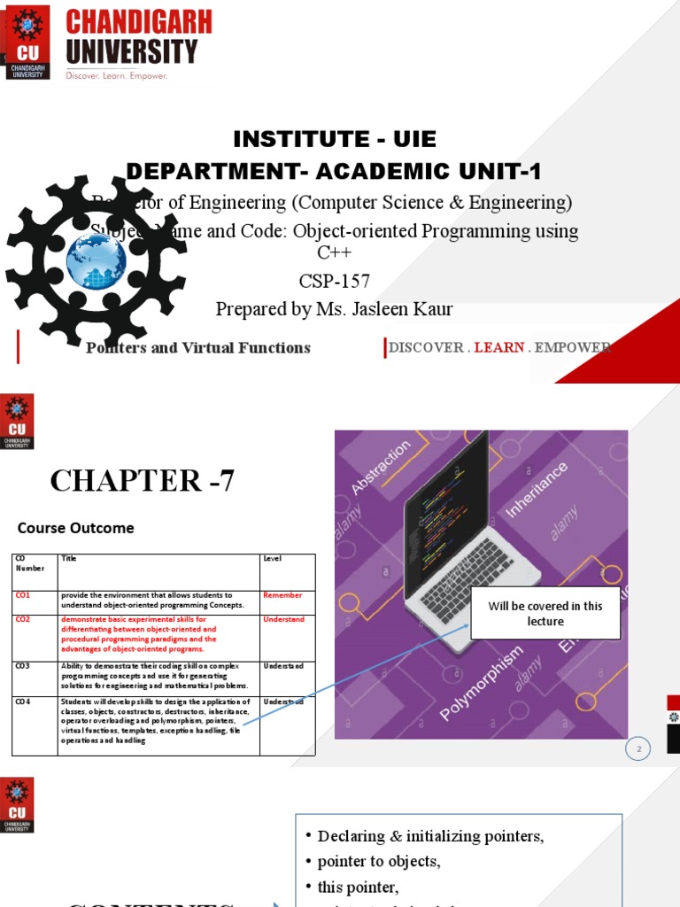 CH 7 Pointers | PDF