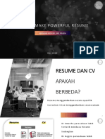 How To Make Powerful Resume