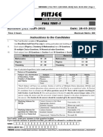 Full Test-1 (Jee Main-2022) 28-03-2022 (f22 Hyd-Seniors) QP