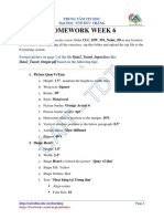Homework Week 6: Requirements: Students Create A New Folder CLC - HW - W6 - Name - ID in Any Location