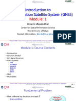 Introduction To Global Navigation Satellite System (GNSS) : Dinesh Manandhar