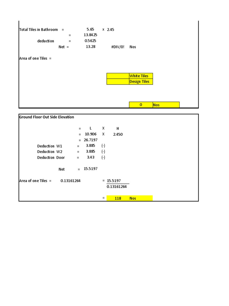 Tiles Calculations 28 PDF