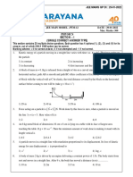 Physics Section - I (Single Correct Answer Type)