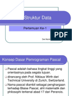 Pertemuan 1 (Struktur Program Pascal)