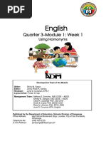 English: Quarter 3-Module 1: Week 1