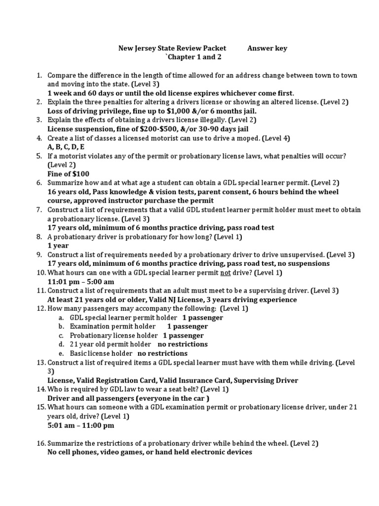 De Review Ch. 1 and 2 Answer Key | PDF