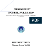 Hostel Rules 2019
