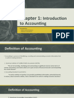To Accounting: Presented by
