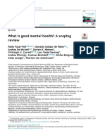 What Is Good Mental Health? A Scoping Review