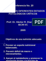 Conferencia 020 - Nutrición en Diferentes Estados Patológicos