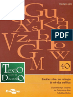 2011 - Questoes Criticas em Validaçao de Metodos Analiticos