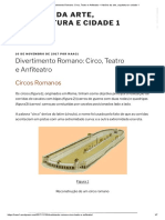 Divertimento Romano - Circo, Teatro e Anfiteatro - História Da Arte, Arquitetura e Cidade 1