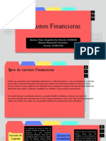 Razones Financieras: Alumna: Diana Alejandra Ruiz Morales 18300696 Materia: Planeación Financiera Horario: 14:00-15:00