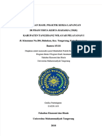 PDF Laporan Hasil Praktek Kerja Lapangan Di Pdam TKR Kab Tangerang Wilayah Pelayanan I PDF - Compress