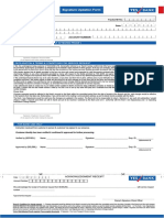 Yes Bank Sign Updation Form