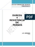 Dureza y Resist en CIA de Pernos