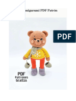 Oso Nina Amigurumi PDF Patron Gratis