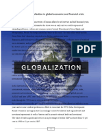 Impact of Globalization in Global Economic and Financial Crisis