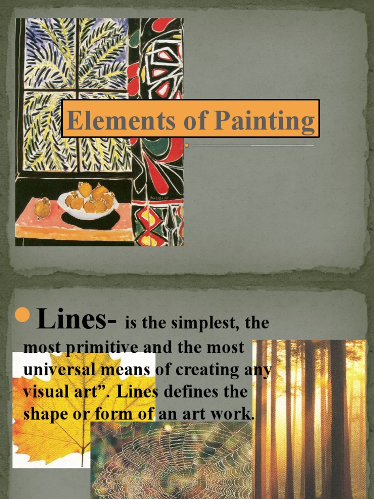 Key Elements of Painting Explained | PDF | Color | Hue