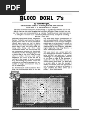 Blood Bowl 7's Rules